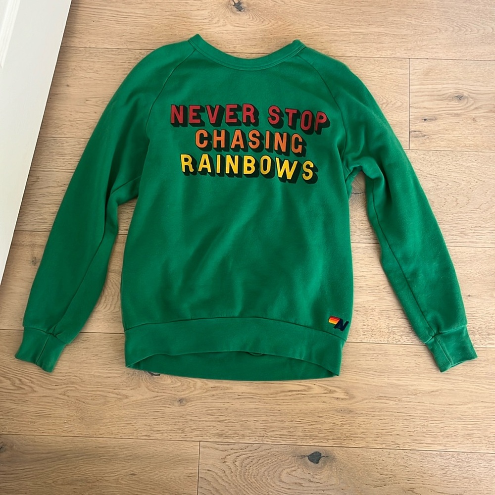 COPY - Green aviator nation women’s crewneck